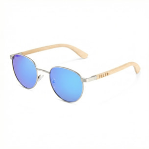 Gafas de Sol Feler 1709M-4 Polarizadas de Madera Unisex 52 mm