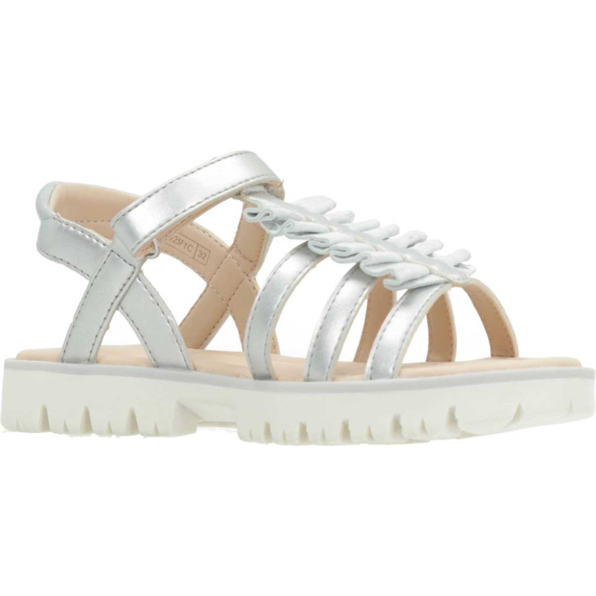 Sandalias Niña de la marca GEOX  modelo J SANDAL STARBLUSH G Silver