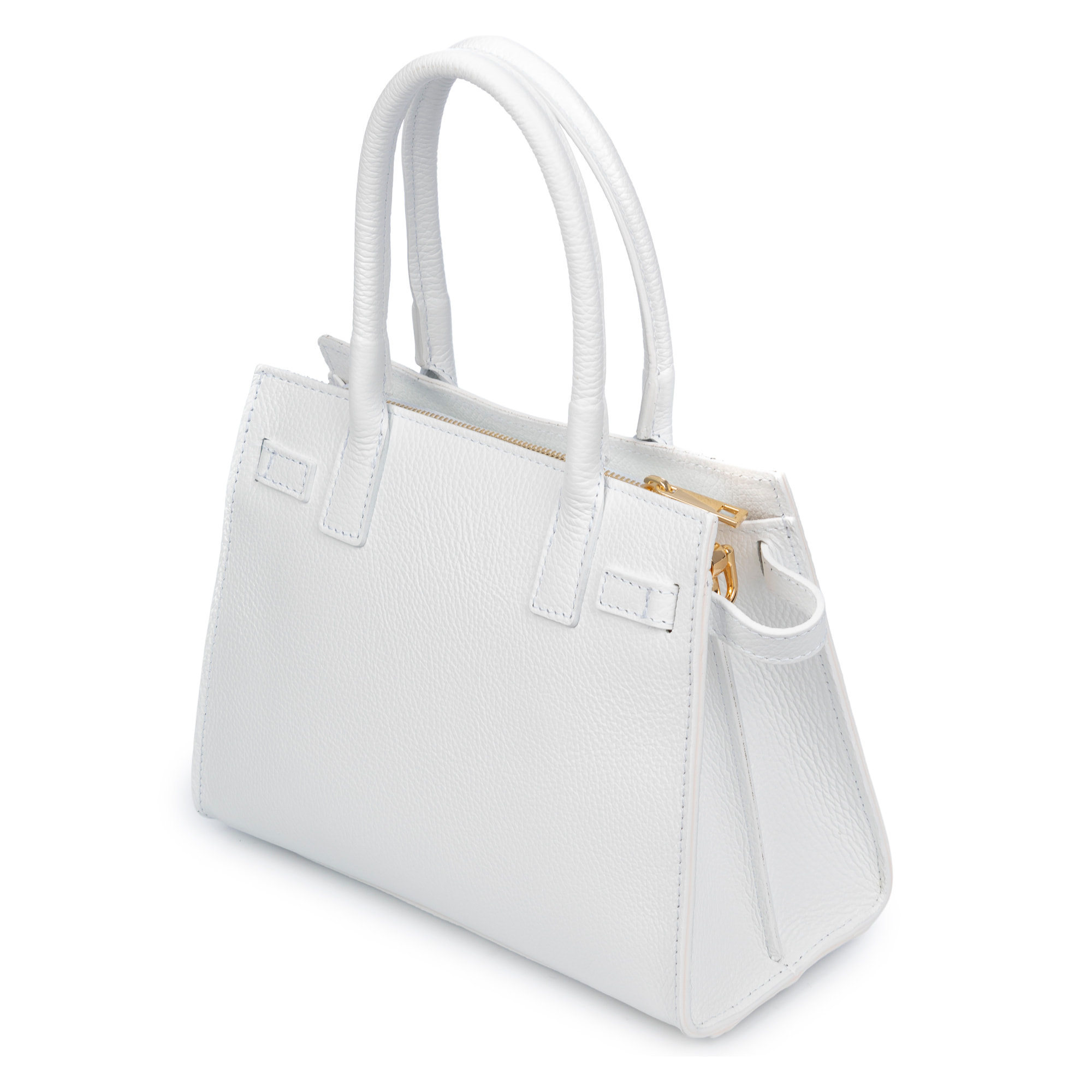 Banari borsa tote donna. Pelle autentica finitura Dollaro.