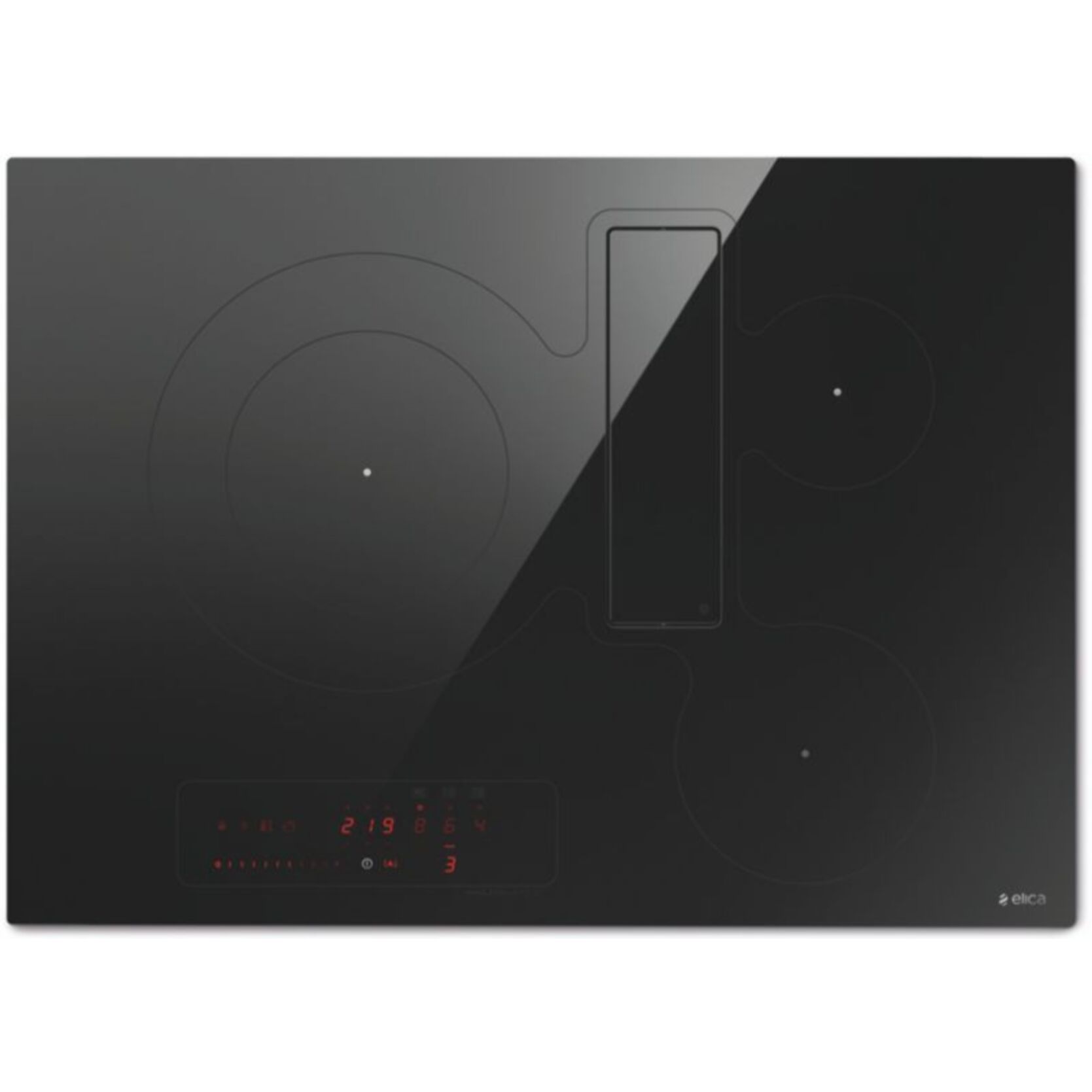 Plaque induction aspirante ELICA NIKOLATESLA FIT 3Z PRO 72 recyclage