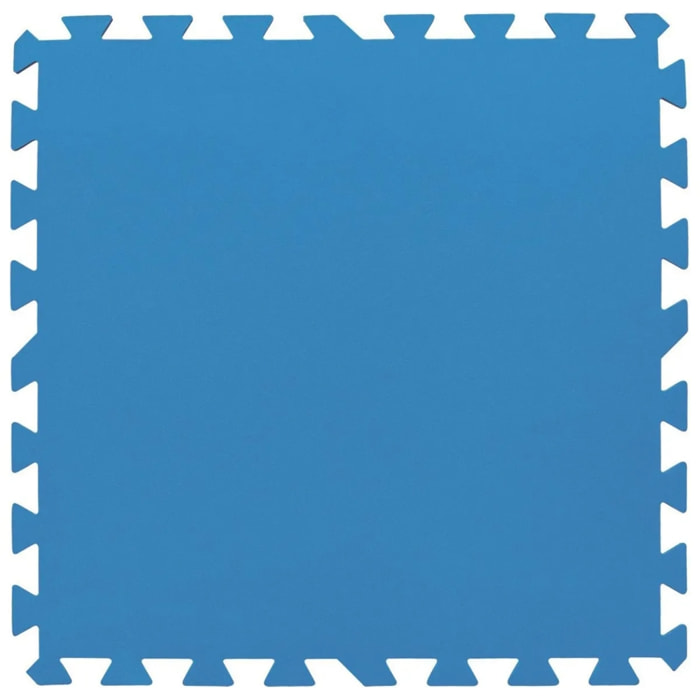 Lot de 9 dalles pour tapis de sol modulaire de piscine autoportante ou spa Bestway