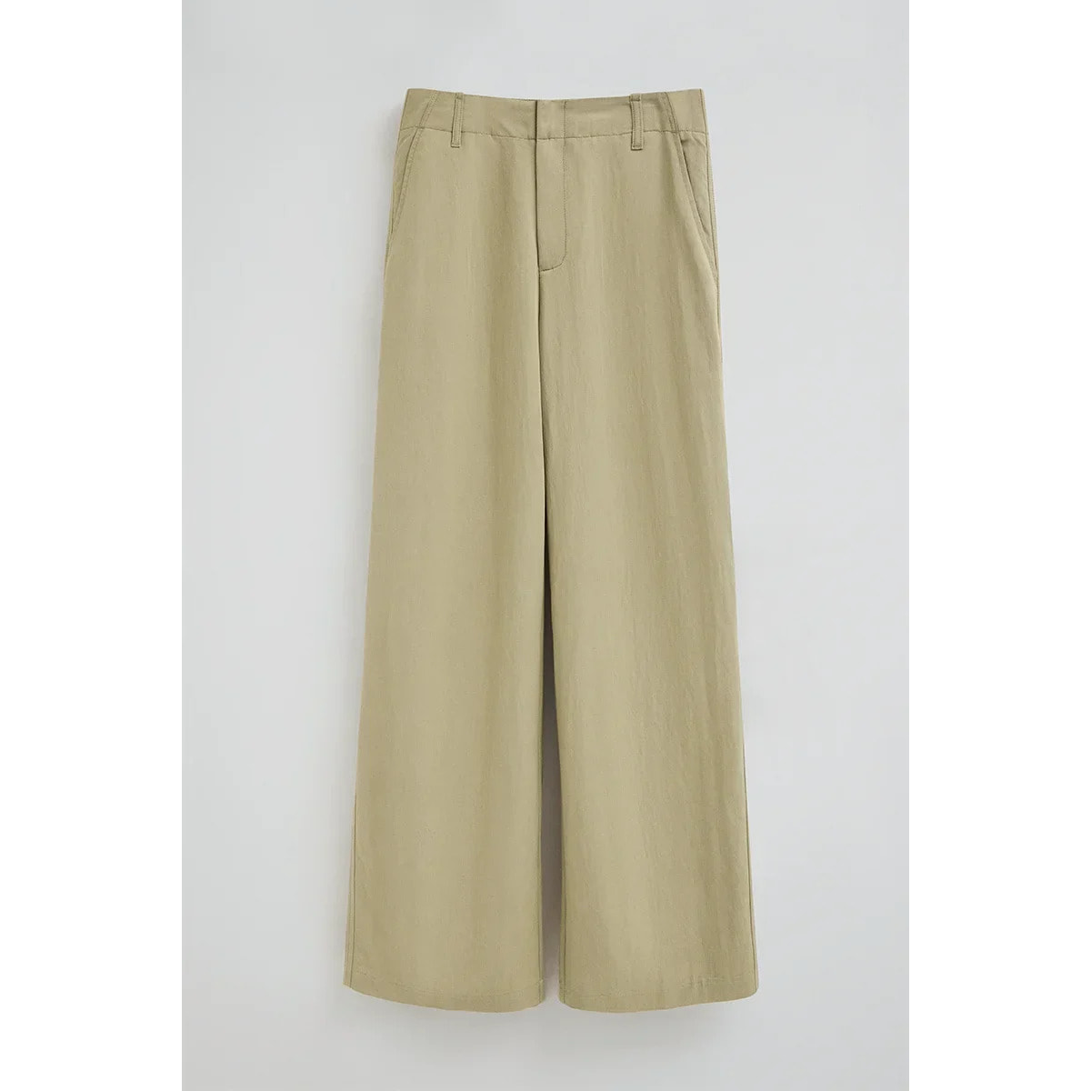 Pantalón gris piedra de corte recto con logo Polo Club