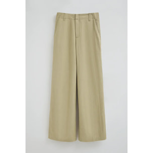 Pantalón gris piedra de corte recto con logo Polo Club