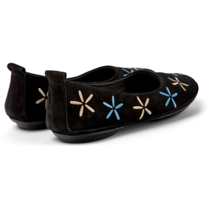 Bailarinas - CAMPER Right Nina Twins - Negro - Cuero Nubuck