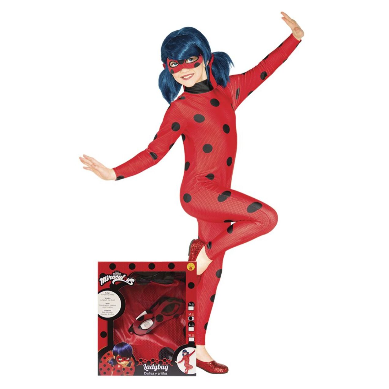 DISFRAZ LADYBUG OPP EN CAJA INF