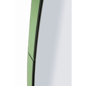 SPECCHIO DA MURO OSLO VERDE CM 55X2X150 (MISURA SPECCHIO CM 42,5X137,5)