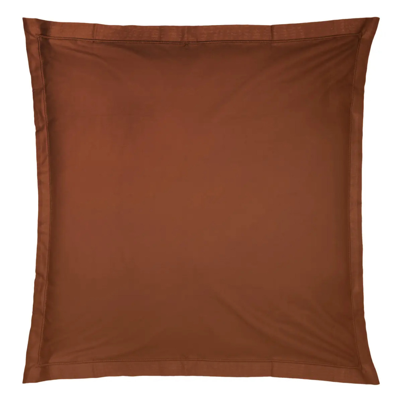 Taie d oreiller "Carina" coton 63x63cm  terracotta