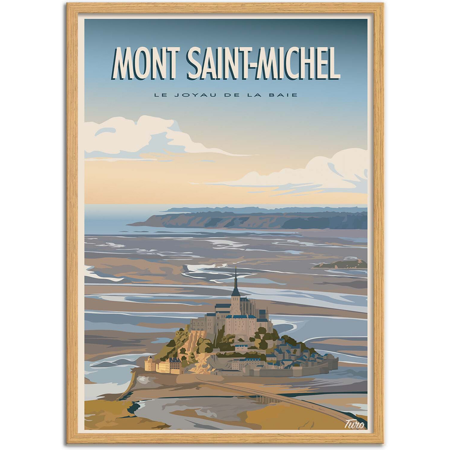 Affiche - Mont Saint-Michel - TuroMemoriesStudio
