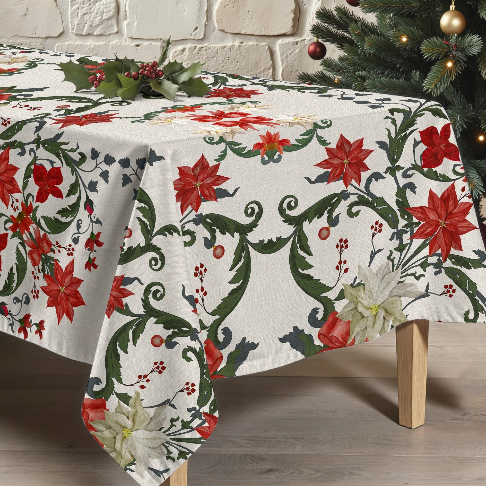Nappe en résine Anti-tâches Christmas Symetric