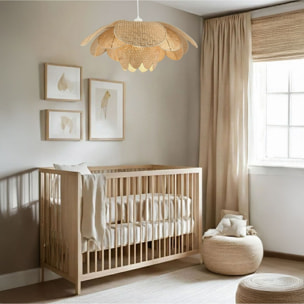 Suspension aérienne en forme de fleur en bambou d67cm PEONIA
