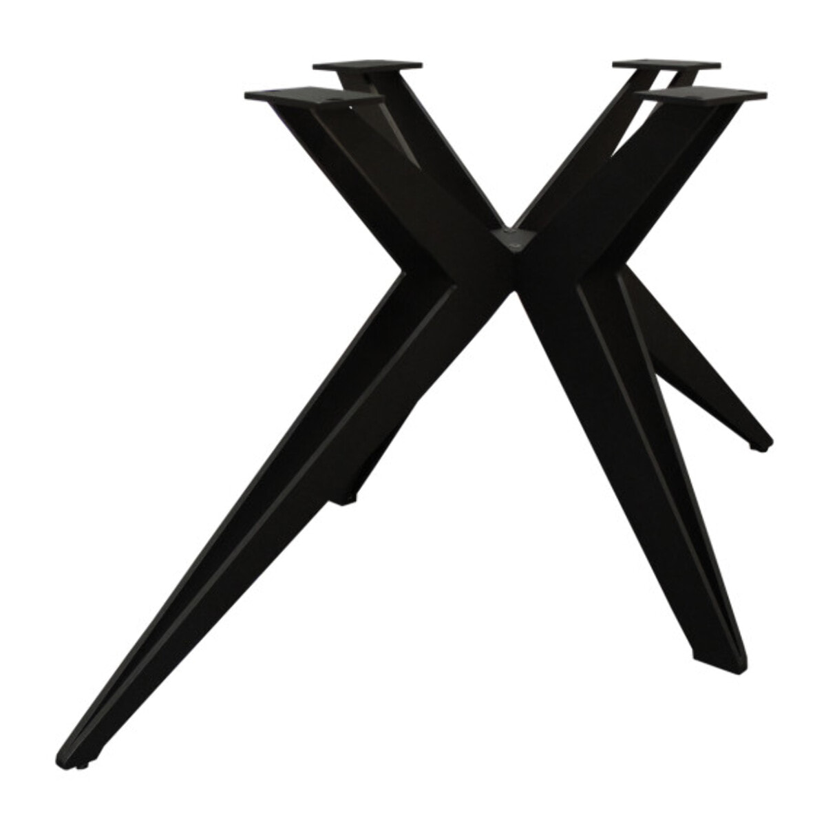 Table extensible céramique gris marbré 180/260 cm - 8 piètements - UNIK