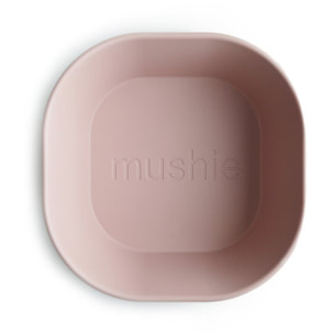 Mushie Pack Dos Bols Cuadrados Solid