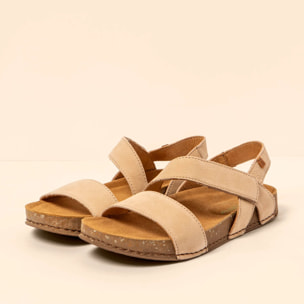 Sandalias N5791 NOBUCK LAVADO CREAM / BALANCE color Cream