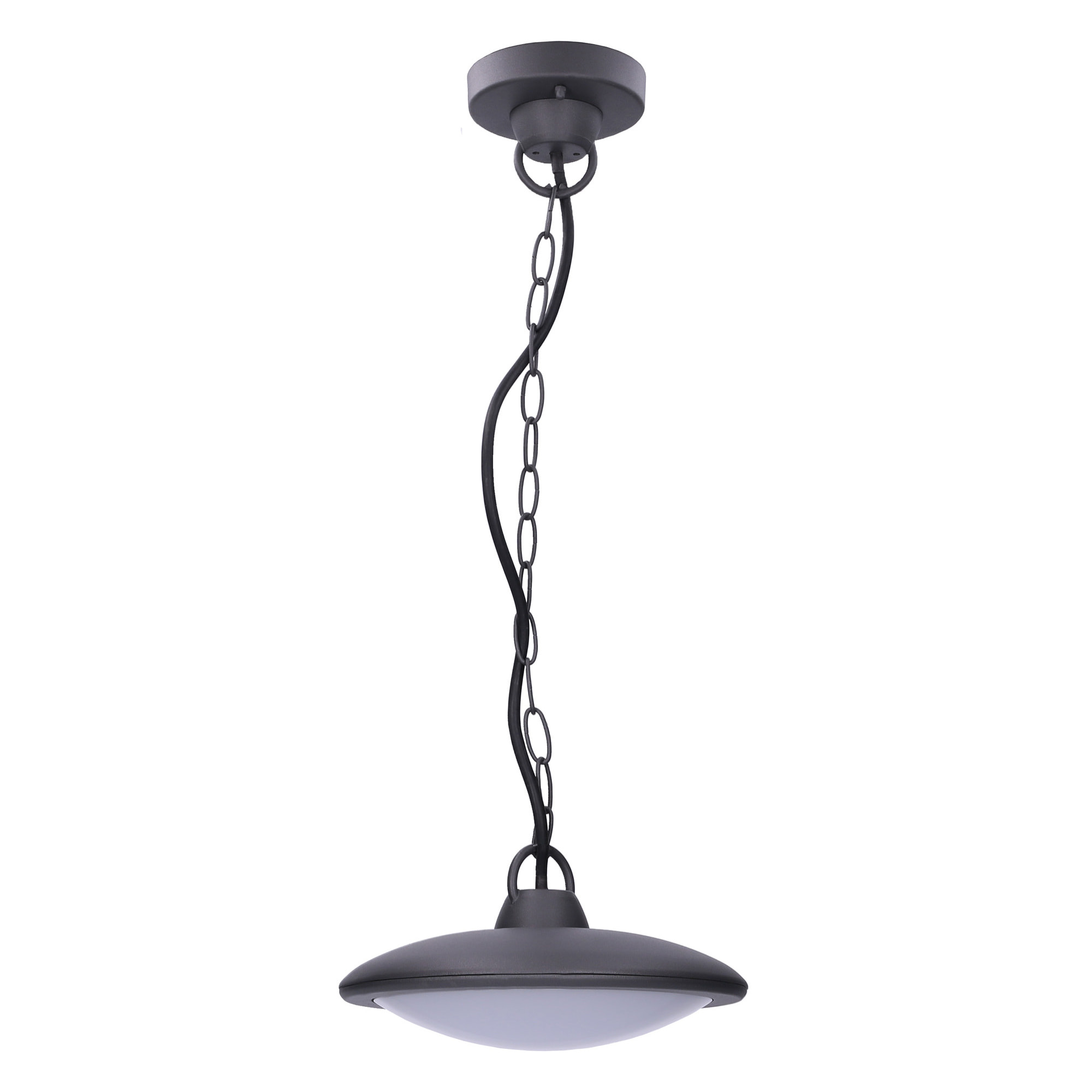 FORLIGHT Colgante Ip44 Pergola Led 7,5W 3000K Marrón 533Lm