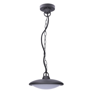 FORLIGHT Colgante Ip44 Pergola Led 7,5W 3000K Marrón 533Lm