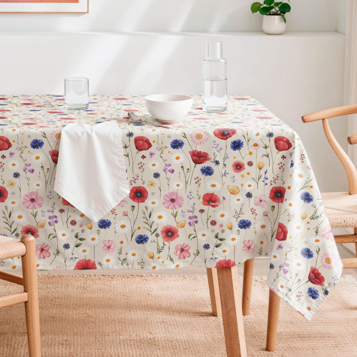Nappe anti-taches JALIA MULTICOLORE - en 100 % coton