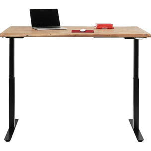 Bureau Smart Harmony acacia et noir Kare Design