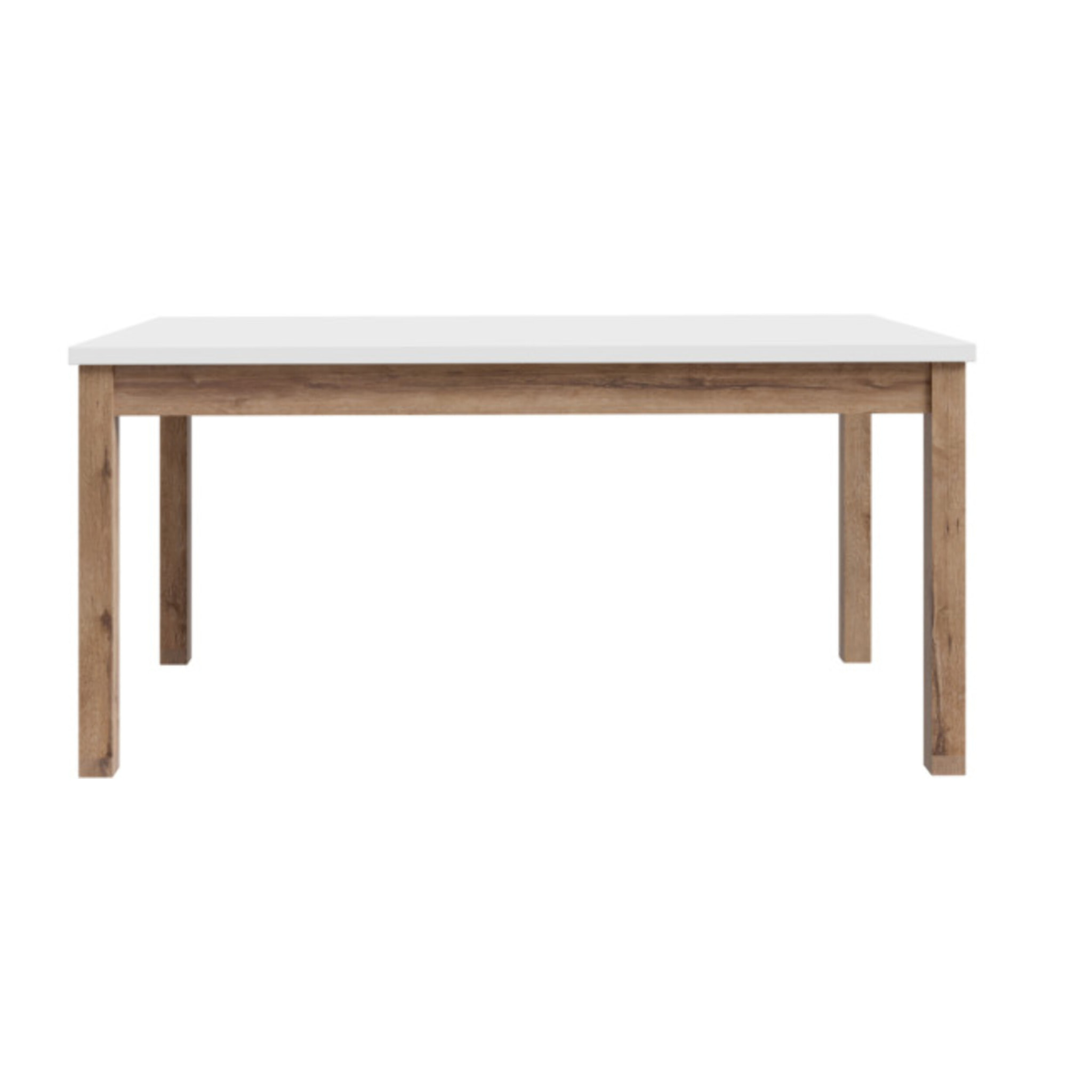 Table de repas extensible synchronisée décor chêne gris clair - PENNY
