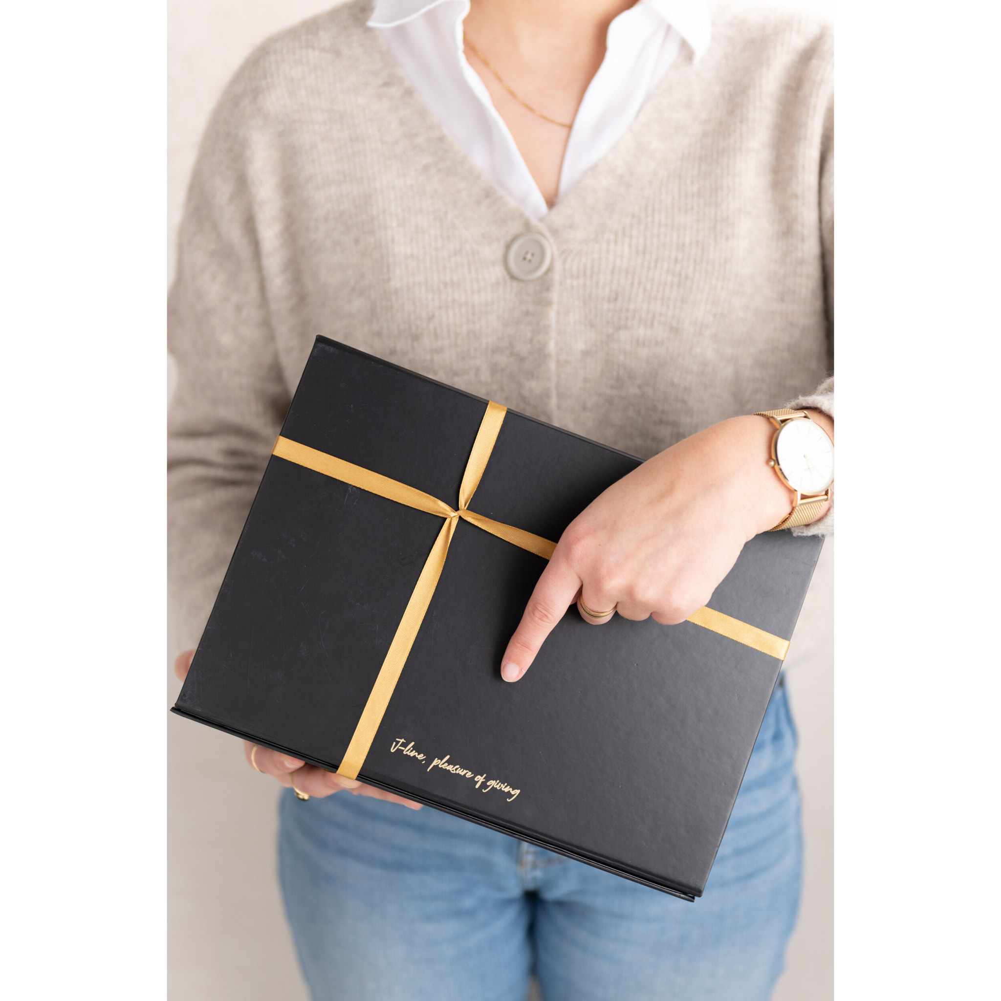 J-Line coffret cadeau - noir - small