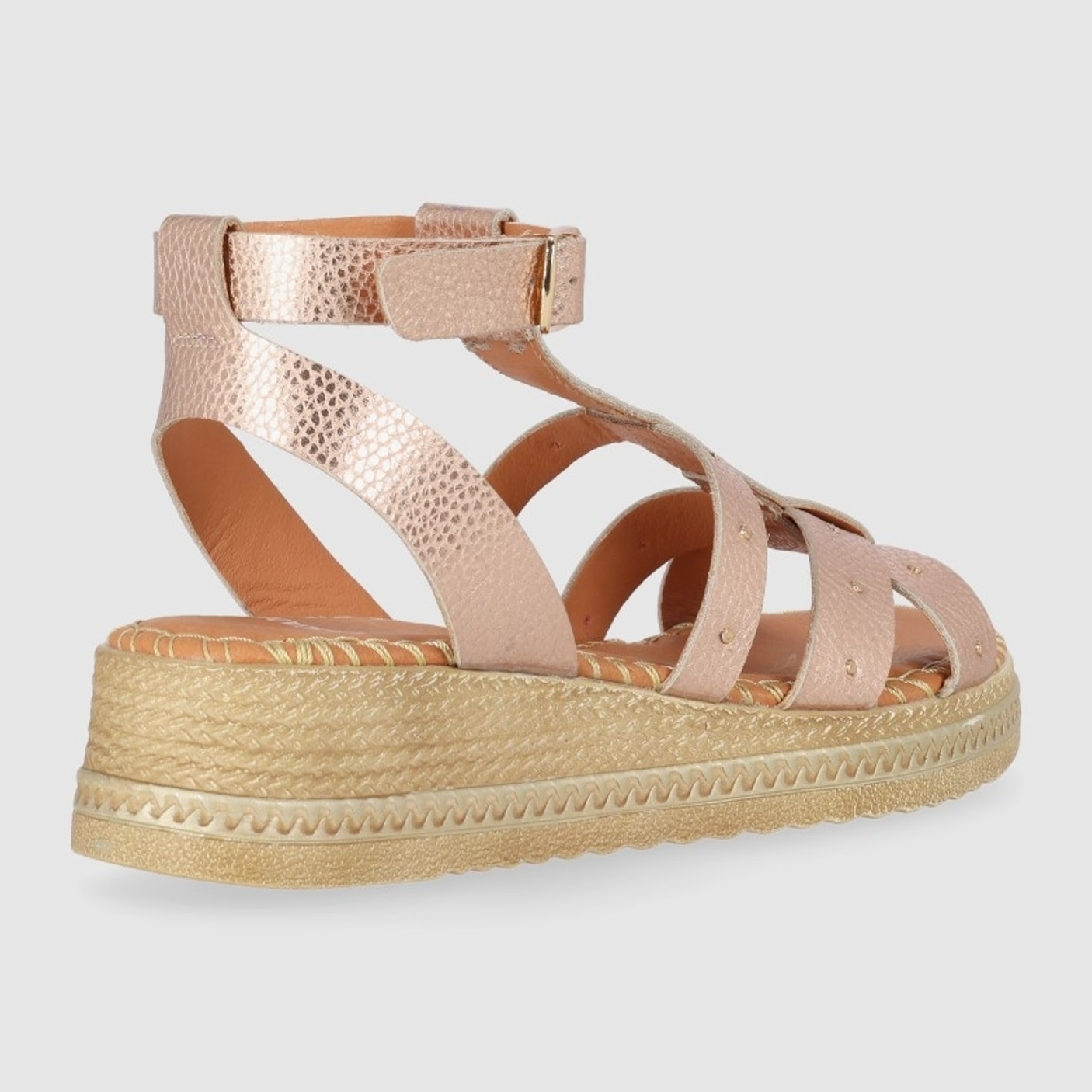 Sandalias de Piel - Rose - Tacón: 5 cm