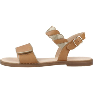 Sandalias Niña de la marca GEOX  modelo J SANDAL KARLY GIRL MARRON CLARO