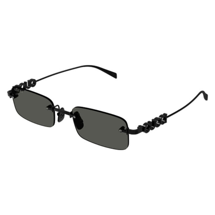 Gafas de Sol Gucci GG1808S-001 de Metal Hombre 52 mm