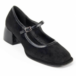 Zapato De Tacón - Negro - Altura: 5 Cm