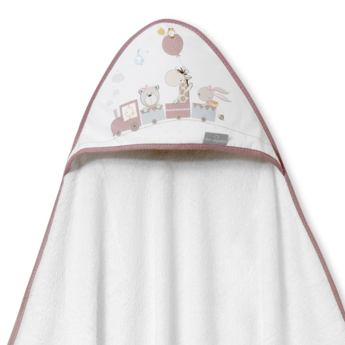 Capa de Baño Don Algodón Bambu Jirafa Tren