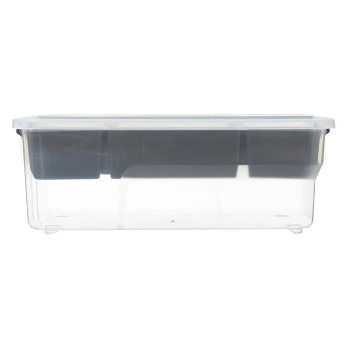 Boîte en plastique compartimentée 5L "Samba"