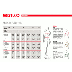 Maglie gioco Briko Donna Bianco Ultralight Lady Jersey Ns