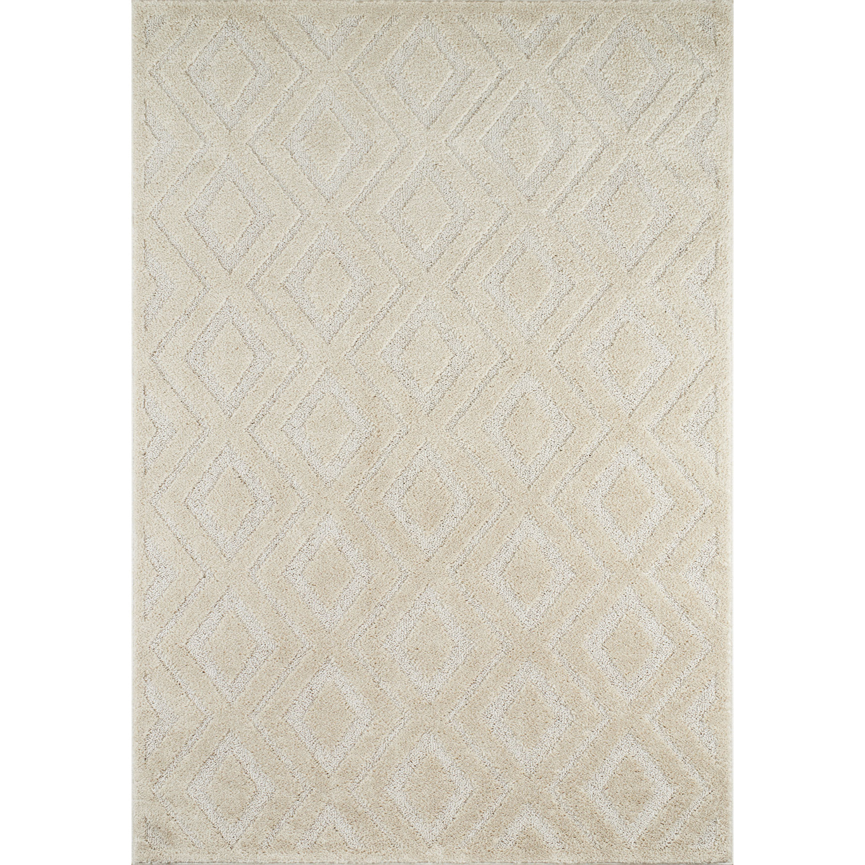 HARMONY - Tapis moderne géométrique avec poils en relief