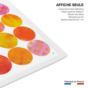 Poster sun shine circle Affiche seule