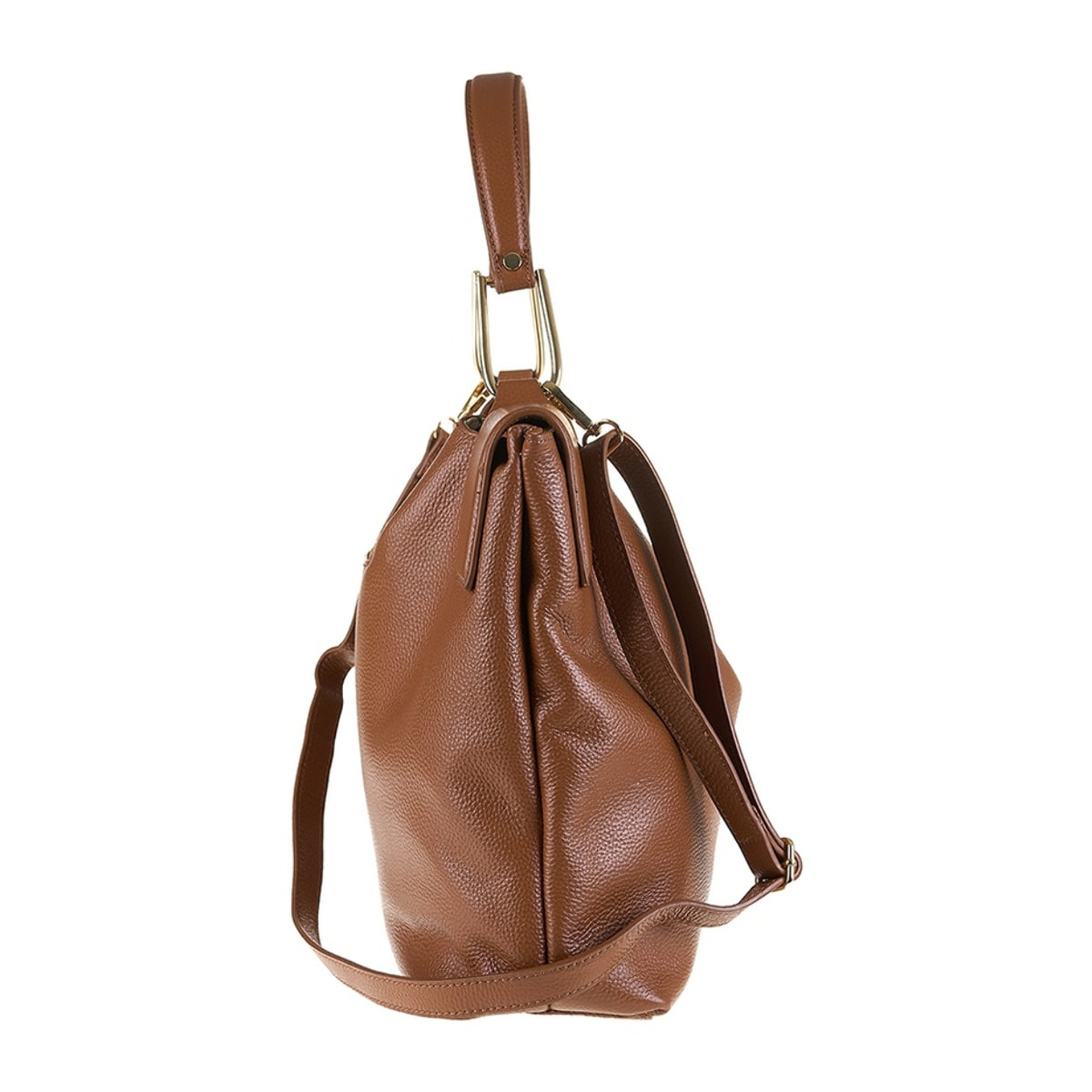 Borsa a spalla da donna Made in Italy - Modello Lyra Elite - 100% pelle - 33.0 x 30.0 x 12.0 cm