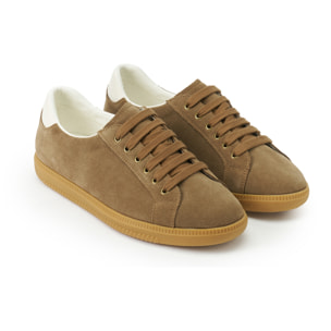 Sneaker British Passport Marrone