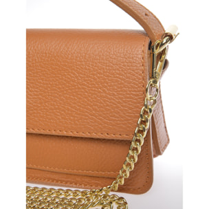 Borsa a spalla Anna Luchini Cammello