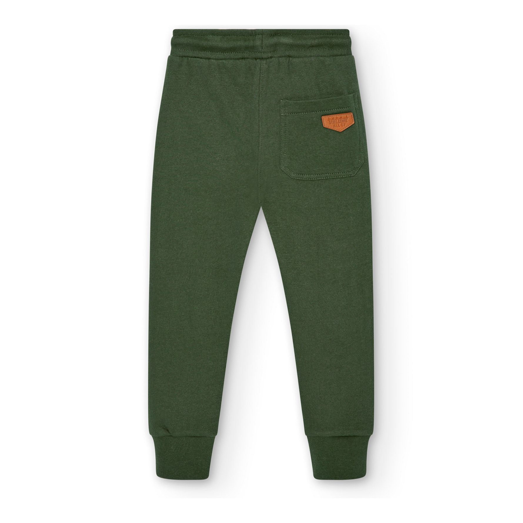 Pantalón felpa con bolsillos de niño