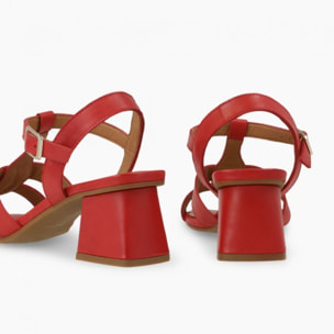 SANDALIAS ROJAS MIL5214-GO