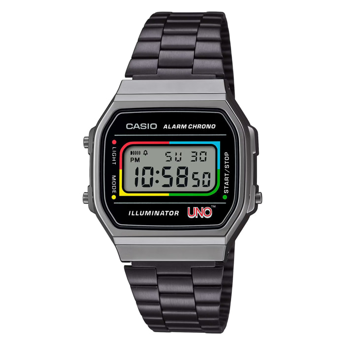 Reloj Casio A168WEUC-1AER Unisex Digital Cuarzo con Correa de Acero inoxidable