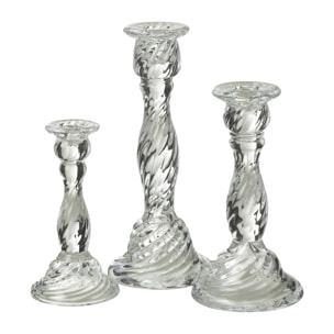 J-Line chandelier Nono - verre - transparent - small