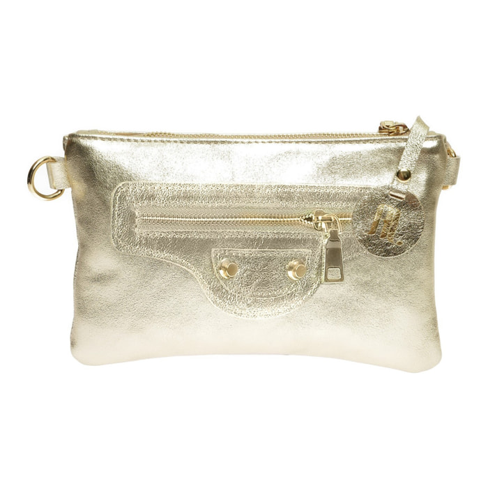 Borsa a spalla Anna Luchini Dorato