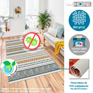 Alfombra de Poliester estampada 100 x 150cm