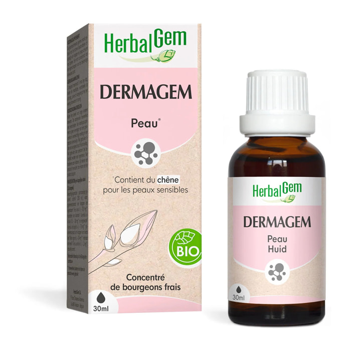 Herbalgem- DermaGem - complexe peau - Bio - 30 ml