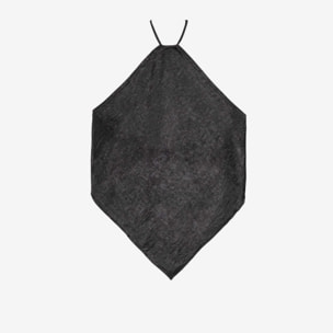 Top de mujer efecto pañuelo con lazada