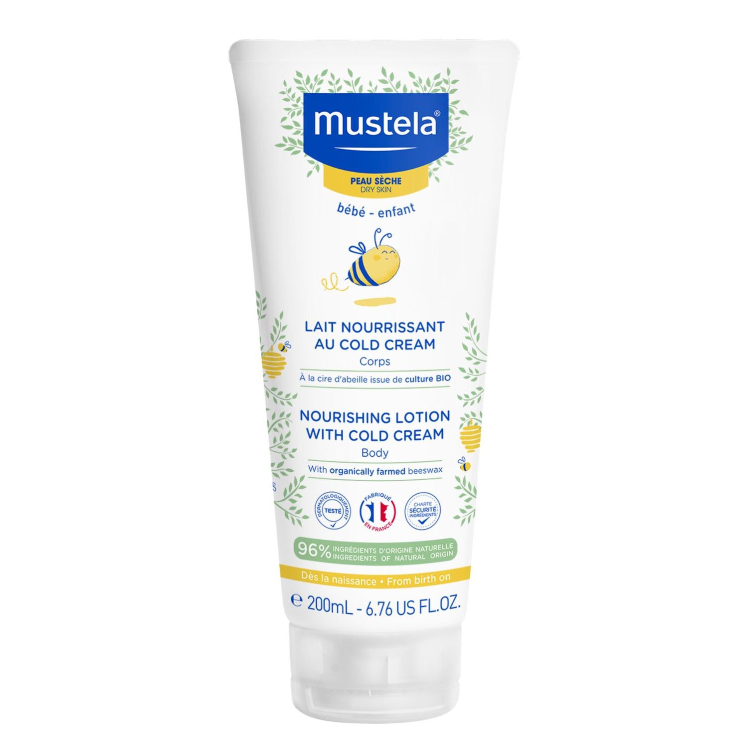 Lait Nourrissant Cold Cream - Peau Sèche 200 ml