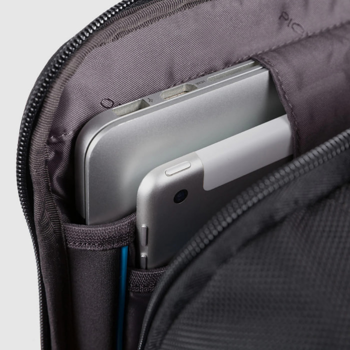Piquadro Zaino porta pc 15,6 in tessuto riciclato