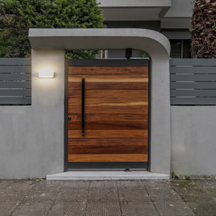 Forlight Shape - Aplique LED Exterior Modulable y Orientable para Jardín y Terraza. Aplique de Pared con LED 4.5W Blanco Cálido