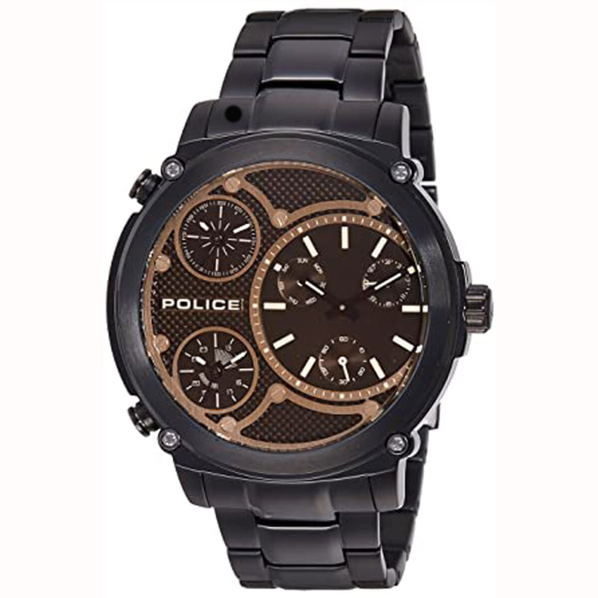 Reloj Police PL.14830JBB-02M Hombre Analogico Cuarzo con Correa de Acero inoxidable