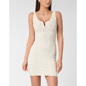 PHILIPP PLEIN Vestido de punto MONOGRAM