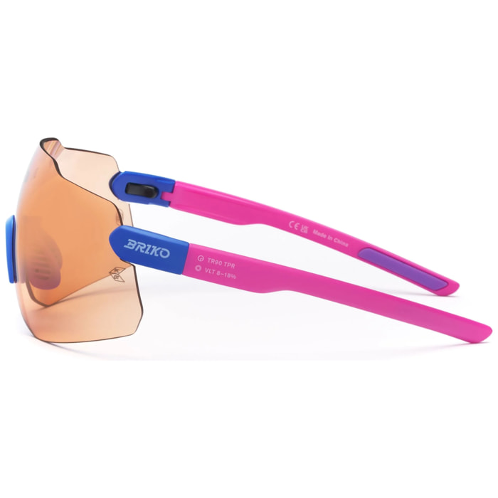 Briko - Occhiali, Uomo Donna, Arancione - Starlight 2.0 3 Lenses