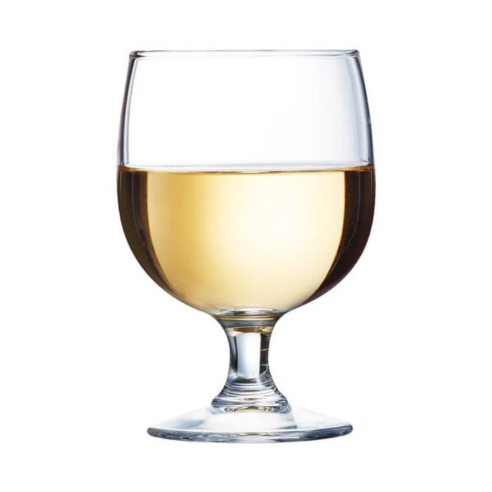 6 Verres à pied 19 cl Amelia - Arcoroc